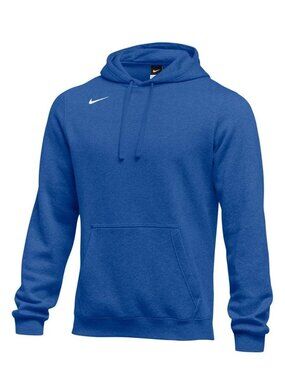 NIKE Men's Sportswear Club Fleece Pullover Hoodie Size M In Blue
